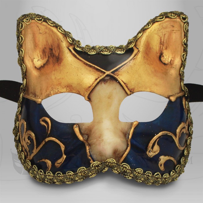 Masque de Venise Chat Musique - Masque carnaval enfant - Masque
