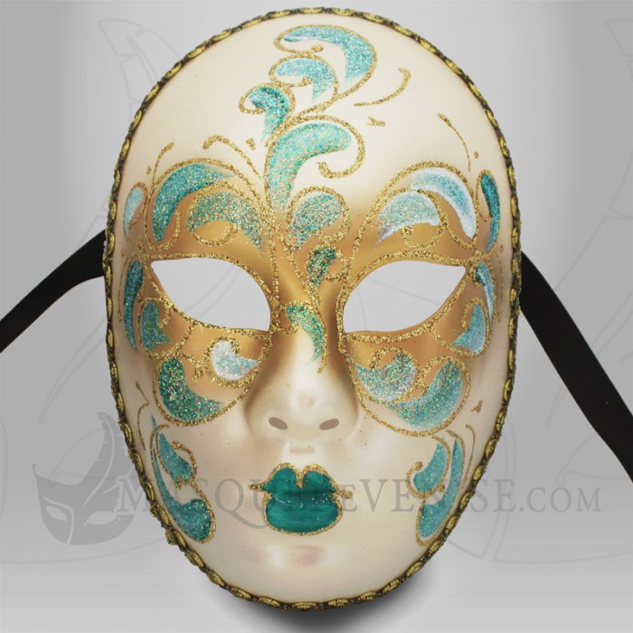 Masque de Venise Visage décoré femme - masque féminin - masque carnaval  femme